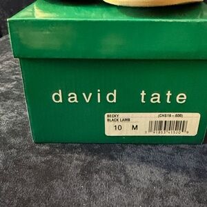 David Tate Black Lamb Footwear
